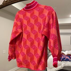 NEW Emily McCarthy Monogram Block Lolli Sweater Size S